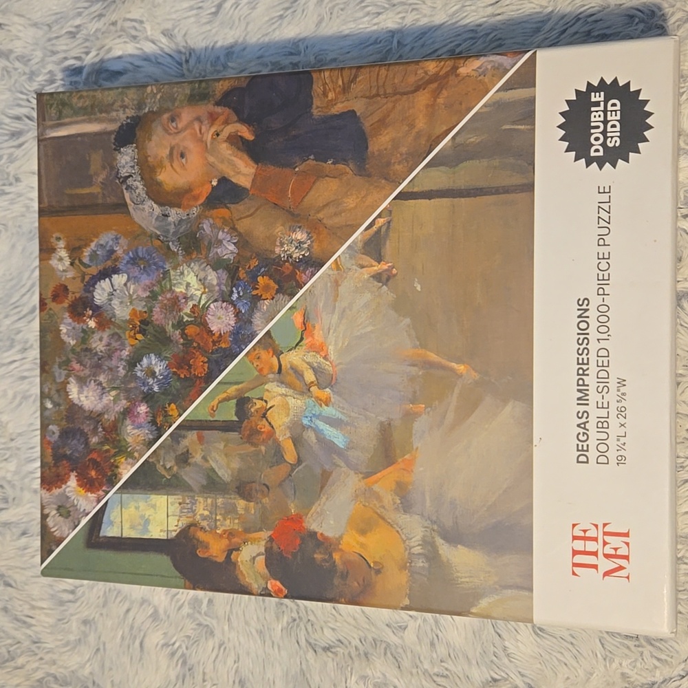 The Met Degas Impressions Double-Sided 1000 Piece Puzzle, New Unopened